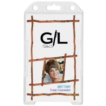 Plastic Single Card ID Holder