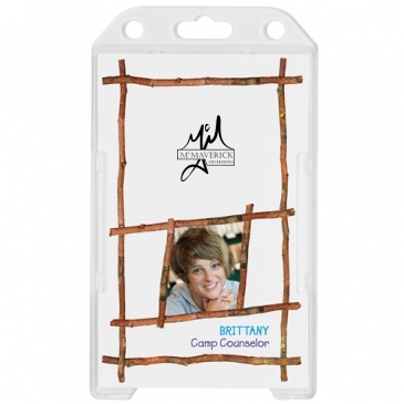 Plastic Single Card ID Holder