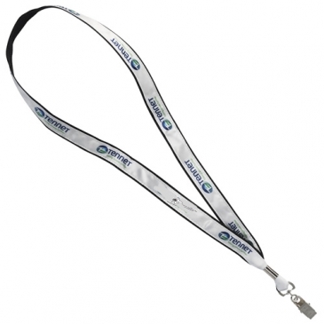 3/4"Polyester Web with Sublimated Satin Lanyard