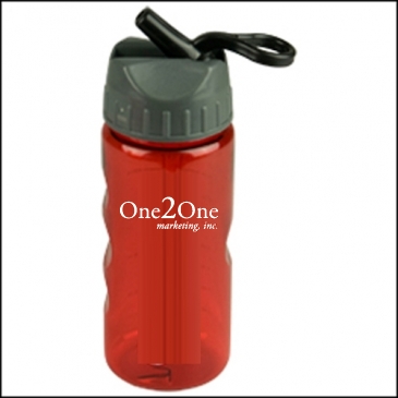 Mini Mountain -22oz  Bottle -Flip Straw Lid