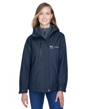 North End Ladies' Caprice 3-in-1 Jacket with Soft Shell Liner