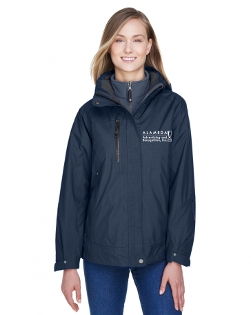 North End Ladies' Caprice 3-in-1 Jacket with Soft Shell Liner