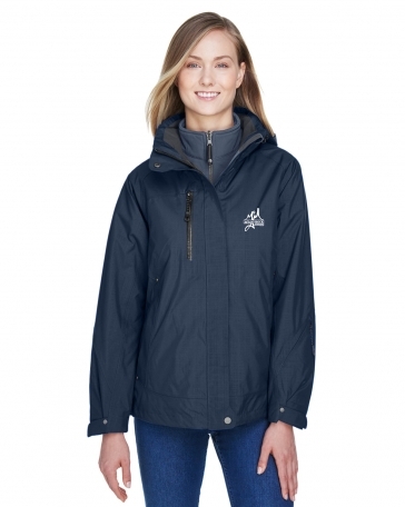 North End Ladies' Caprice 3-in-1 Jacket with Soft Shell Liner