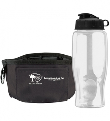 Thirsty Dog - Sports Bottle & Folding Dog Bowl