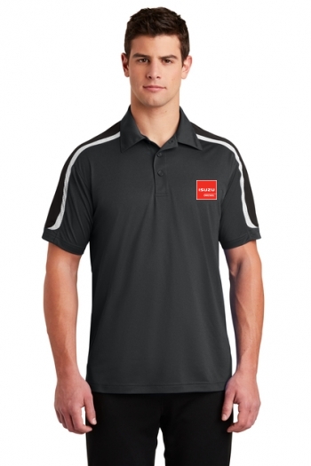 Sport-Tek®  Tricolor Shoulder Micropique Sport-Wick®  Polo