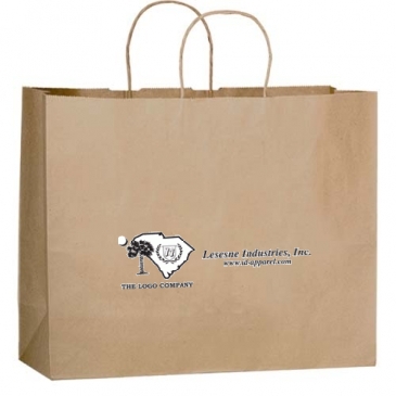 Natural Kraft Twisted Paper Handle Shopper