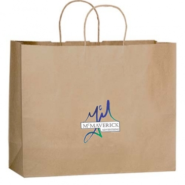 Natural Kraft Twisted Paper Handle Shopper