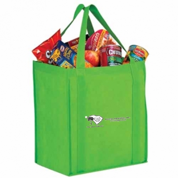 Awareness Pink Heavy Duty Non-Woven Grocery Tote Bag