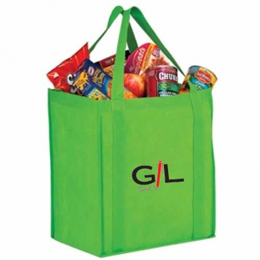 Awareness Pink Heavy Duty Non-Woven Grocery Tote Bag