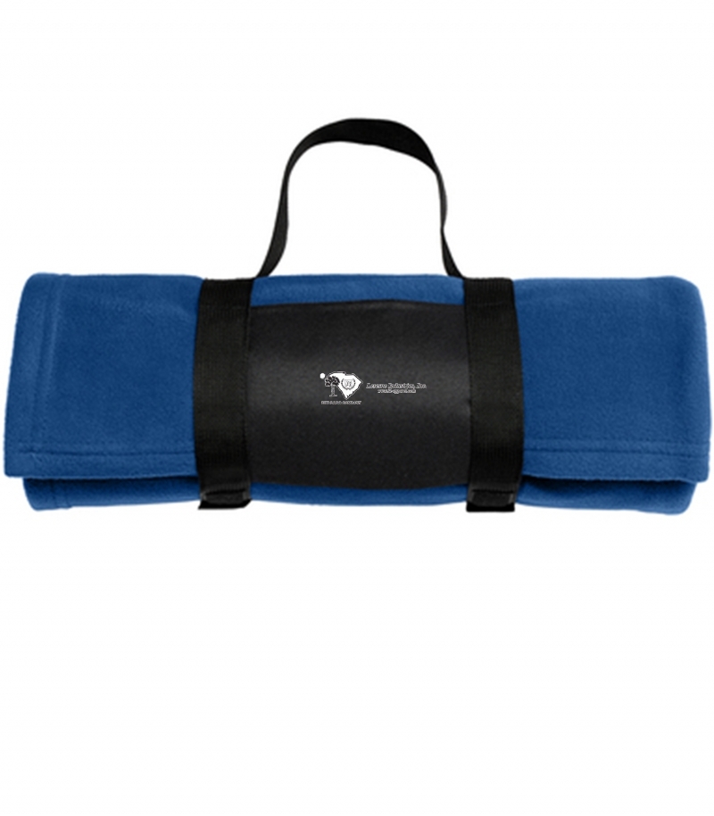 Port Authority® Fleece Blanket with Carrying Strap