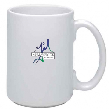 Jumbo White 15 oz Mug