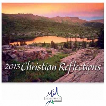 Christian Reflect Wall Cal Stitched