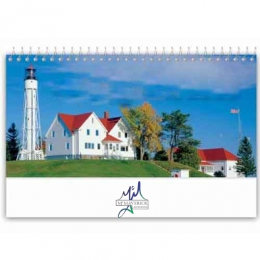 Lighthouses Desk Calendar