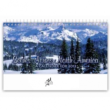 Scenic America Desk Calendar