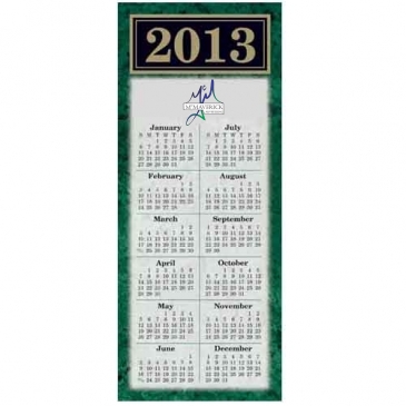 Marble 2-Sided Card Calendar
