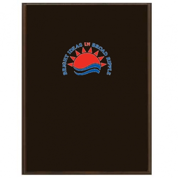 Picture Plaque Walnut Finish