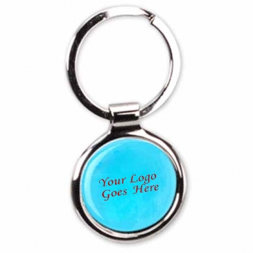 Color Me Round Keychain