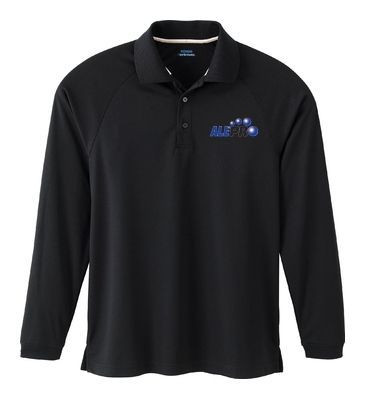 Men's Long Sleeve performance Pique Polo
