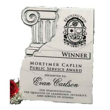 Chiseled Column Plaque 6" x 8"