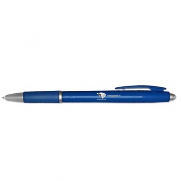 Executive Retractable Ball Point Pen With Rubber Grip