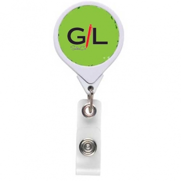 Green Ribbon JUMBO Theme Badge Reel