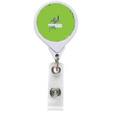Green Ribbon JUMBO Theme Badge Reel
