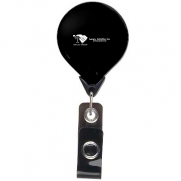Black Ribbon JUMBO Theme Badge Reel