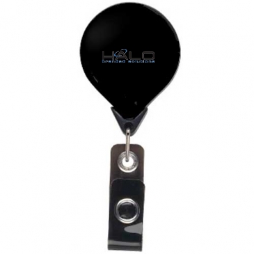 Black Ribbon JUMBO Theme Badge Reel