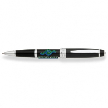 Bailey Black Lacquer Rollerball Pen