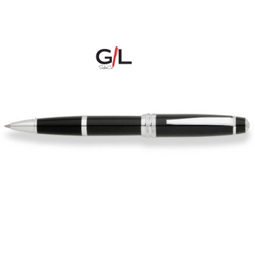 Bailey Black Lacquer Rollerball Pen