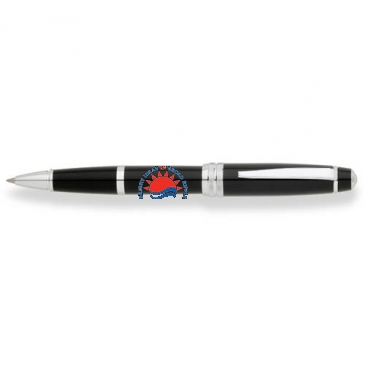 Bailey Black Lacquer Rollerball Pen