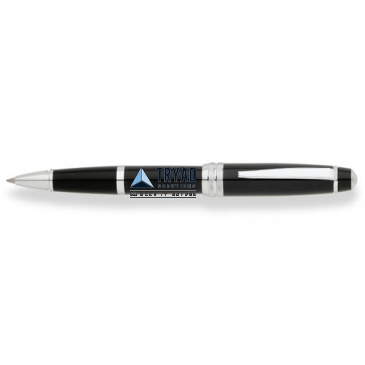 Bailey Black Lacquer Rollerball Pen