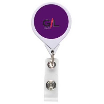 STAFF-Staff (Purple 2607C) JUMBO Position Badge Reel