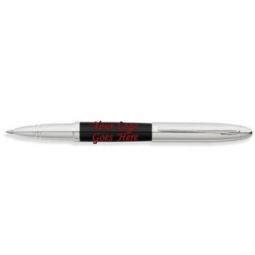 Lexington Midnight Black Barrel & Chrome Cap Rollerball Pen