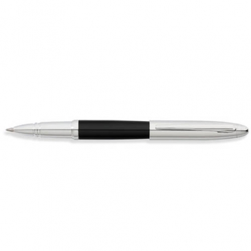 Lexington Midnight Black Barrel & Chrome Cap Rollerball Pen
