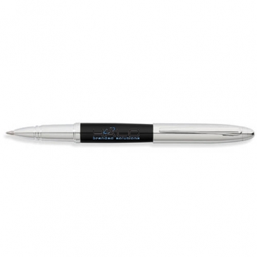 Lexington Midnight Black Barrel & Chrome Cap Rollerball Pen