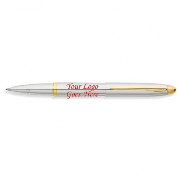 Lexington Chrome & Gold-Tone Rollerball Pen