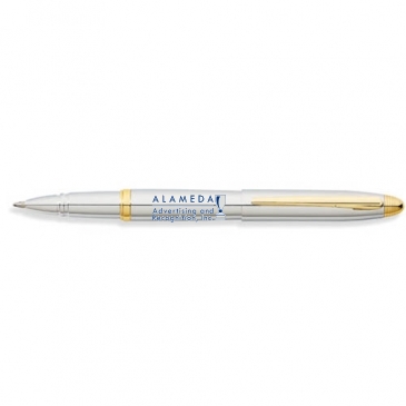 Lexington Chrome & Gold-Tone Rollerball Pen