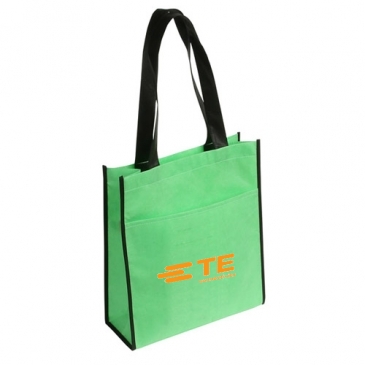 Peak Non-Woven Tote Bag with Pocket