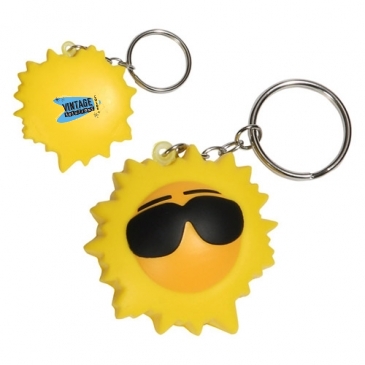 Cool Sun Stress Reliever Key Chain