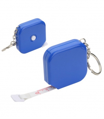 Square Tape Measure Key Chain