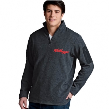 Men’s Heathered Fleece Pullover