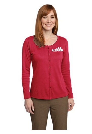 Ladies Silk Touch™ Interlock Cardigan