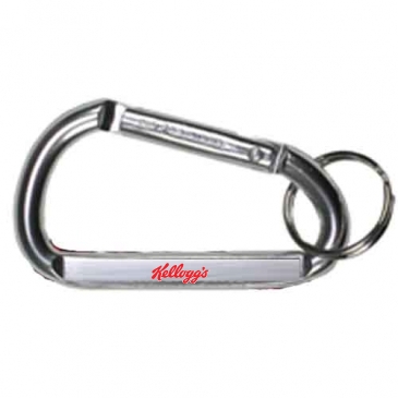 Medium Size Carabiner Keyholder with Split Ring Attachment