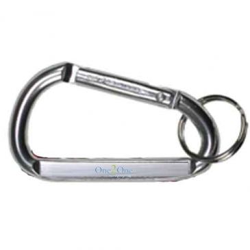 Medium Size Carabiner Keyholder with Split Ring Attachment