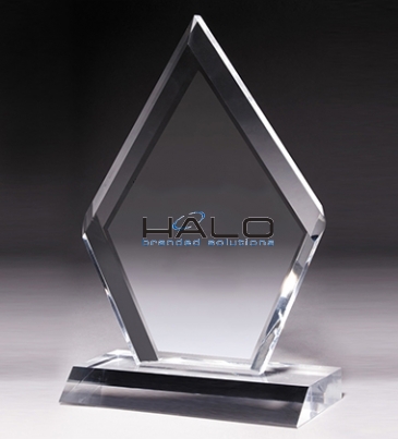 Multi-Faceted Acrylic Award - 5” x 8 3/4”