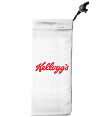 Microfiber Cell Phone and Eyeglass Drawstring Pouch