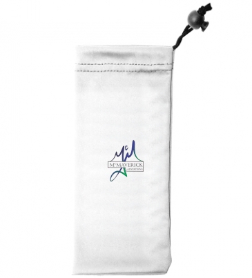 Microfiber Cell Phone and Eyeglass Drawstring Pouch