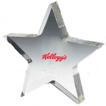 PhotoImage® Star Paperweight - 5” x 5” x 1/2”