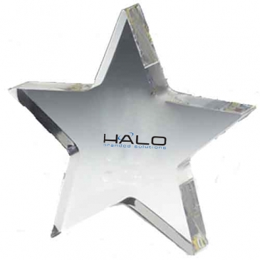 PhotoImage® Star Paperweight - 5” x 5” x 1/2”